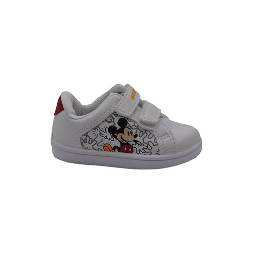 Tenis con Velcro 12-16 Blanco Mikcey