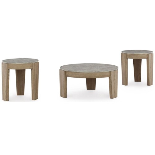 Set de Tres Mesas Ocasionales Madera California Ashley Furniture