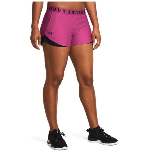 Short Under Armour Pretina Letras para Mujer