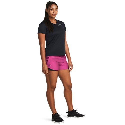 Short Under Armour Pretina Letras para Mujer