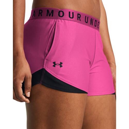 Short Under Armour Pretina Letras para Mujer