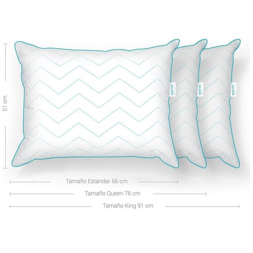 Almohada Duopack Fussion (Firme/ Suave) Sognare