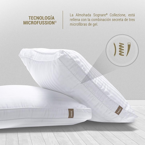 Almohada Collezione 2Pack Estándar Semifirme Sognare