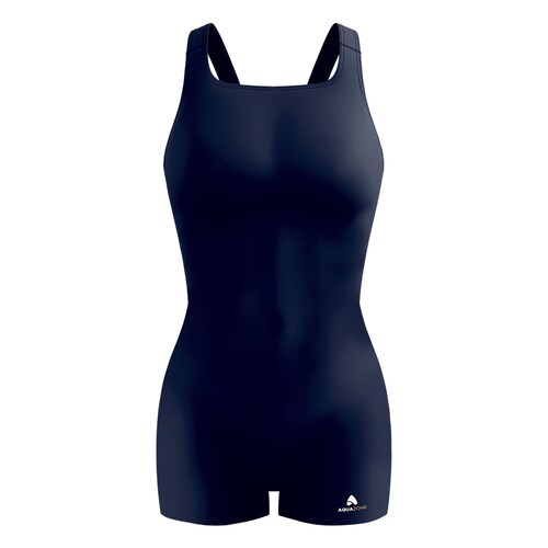 Traje de Baño Aqua Zone Diseño Liso para Mujer