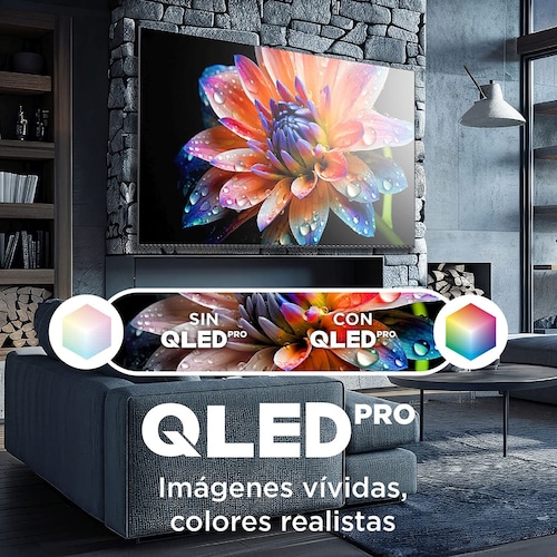 Pantalla Qled Tcl 55 Pulgadas 4K Google Tv 55Q651G