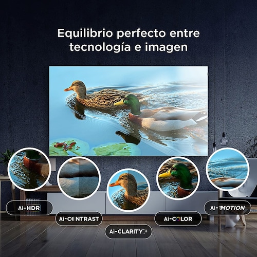 Pantalla Qled Tcl 65 Pulgadas 4K Google Tv 65Q651G