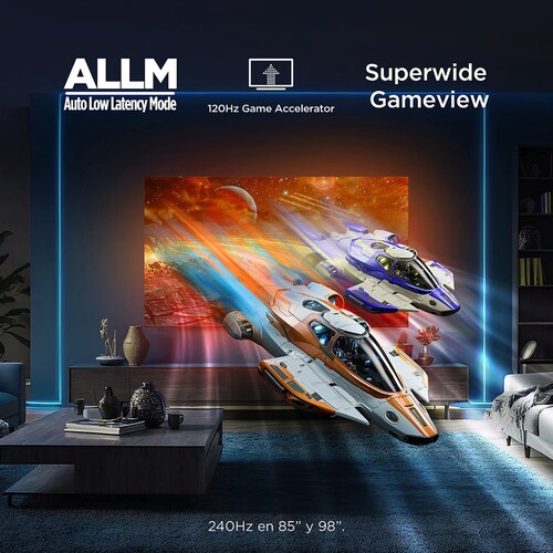 Pantalla Qled Tcl 65 Pulgadas 4K Google Tv 65Q651G