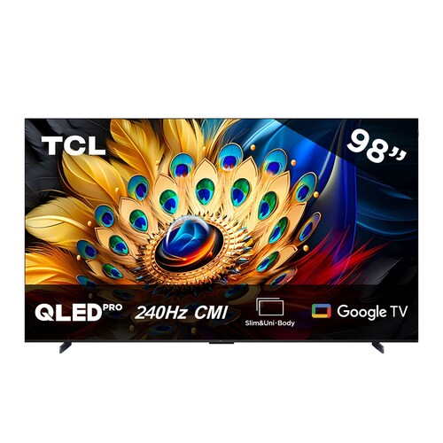 Pantalla Qled Tcl 98 Pulgadas 4K Google Tv 98Q651G