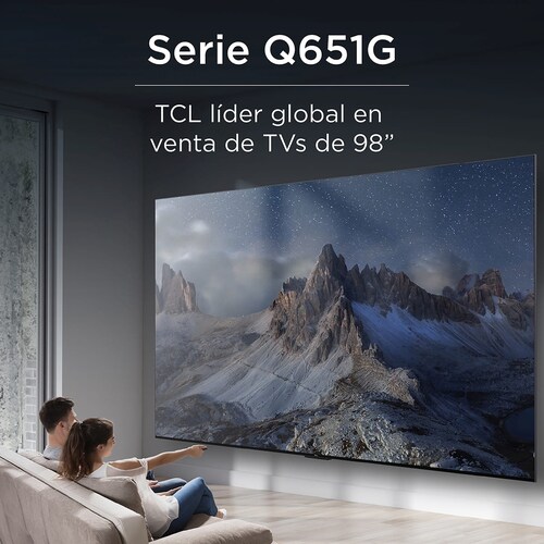 Pantalla Qled Tcl 98 Pulgadas 4K Google Tv 98Q651G