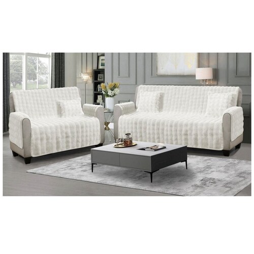Protector de Sala Fundas-Cojines Home & Details Suave 5 Piezas