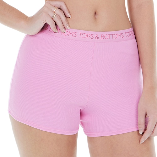 Boyshort Tops & Bottoms de Algodón para Mujer