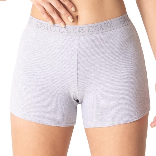 Boyshort Tops & Bottoms de Algodón para Mujer