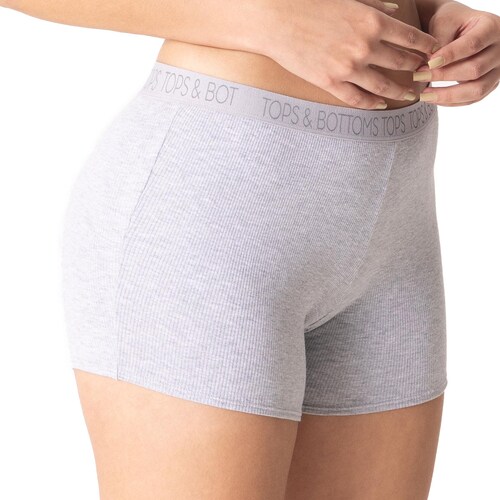 Boyshort Tops & Bottoms de Algodón para Mujer