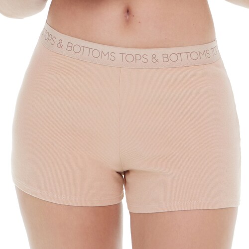 Boyshort Tops & Bottoms de Algodón para Mujer