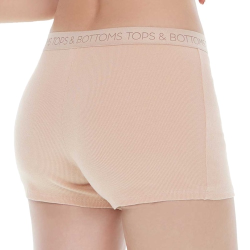 Boyshort Tops & Bottoms de Algodón para Mujer