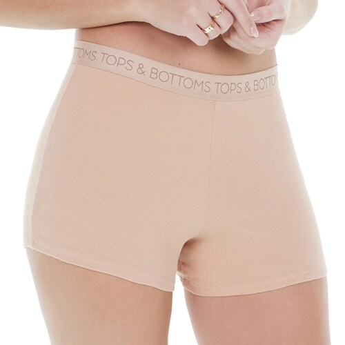 Boyshort Tops & Bottoms de Algodón para Mujer