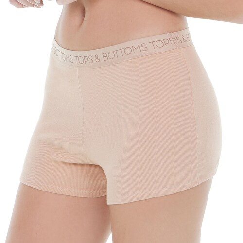 Boyshort Tops & Bottoms de Algodón para Mujer