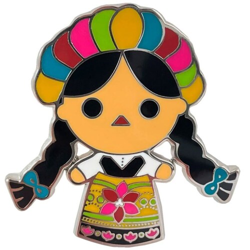 Pin Metálico Muñeca Juanita By Mexico