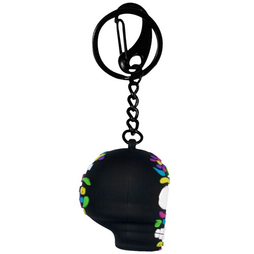 Llavero 3D Calavera Negra By Mexico
