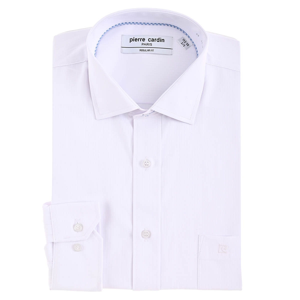 Camisa de Vestir Pierre Cardin Regular Fit Color Blanco para Hombre - Main Image