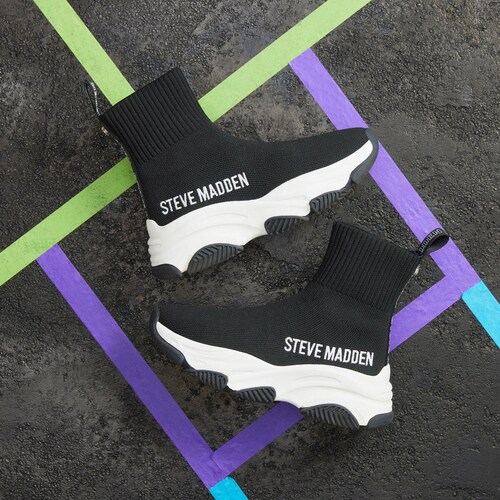 Tenis Bota Steve Madden 19-23 Color Negro