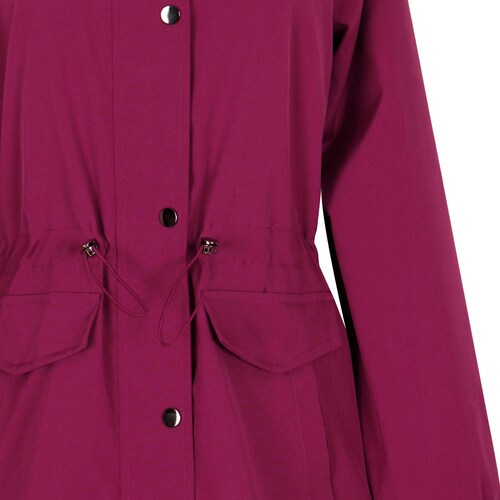 Gabardina Just By Basel Capucha con Cierre para Mujer Petite