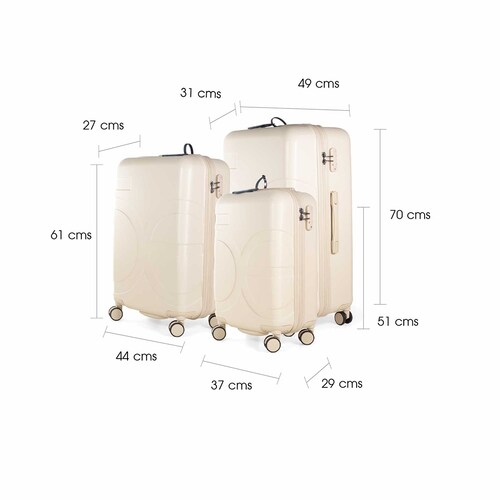 Maleta 20" High Soft Bijani Beige Cloe