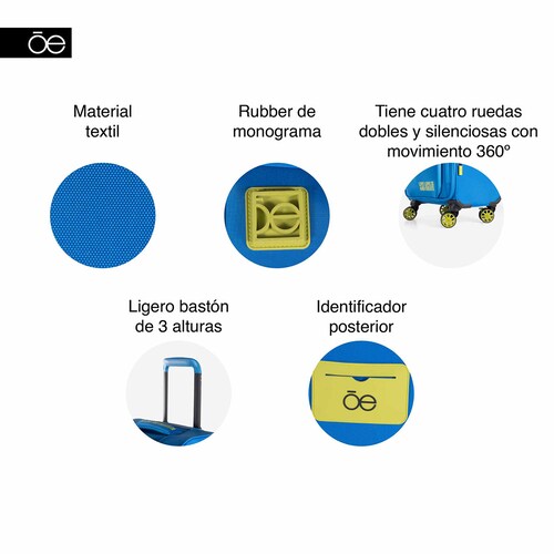 Maleta 20" Soft Side Elnami Eléctrico Cloe