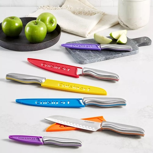 Set de Cuchillos Acero con Protectores Cuisinart