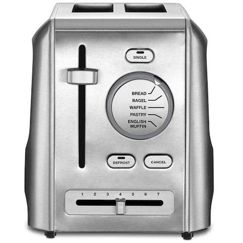 Tostador Acero Inoxidable 2 Ranuras Cuisinart