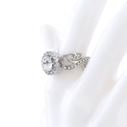 Anillo Simulando una Flor Piedras Decorativas T8 para Mujer Lulu