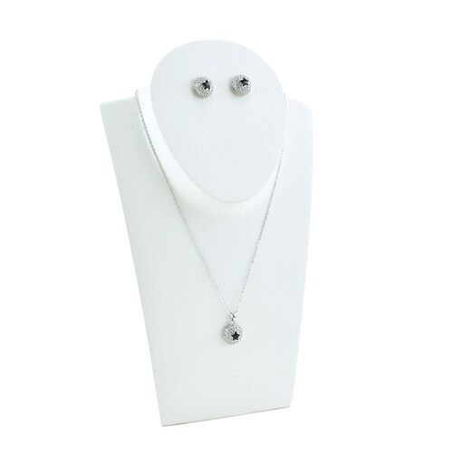 Set de Collar Y Aretes de Estrella Negra Lulu