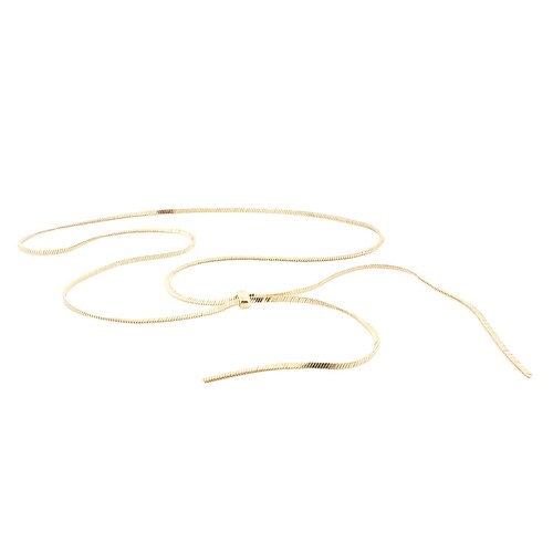 Collar Largo de Cadena Fina  C2C