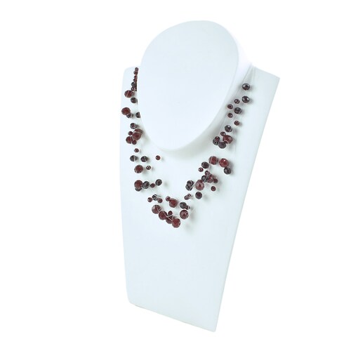 Collar de Cuentas en Color Rojo Lulu