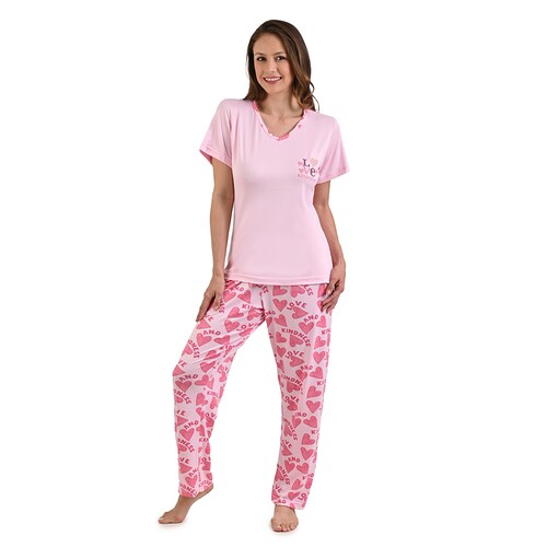 Pijama Manga Corta Y Pantalón Sugar & Milk para Mujer