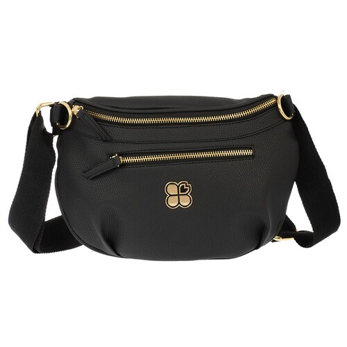 Bolso Cangurera Lover Color Negro  para Mujer