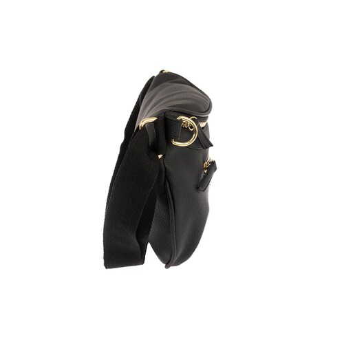 Bolso Cangurera Lover Color Negro  para Mujer