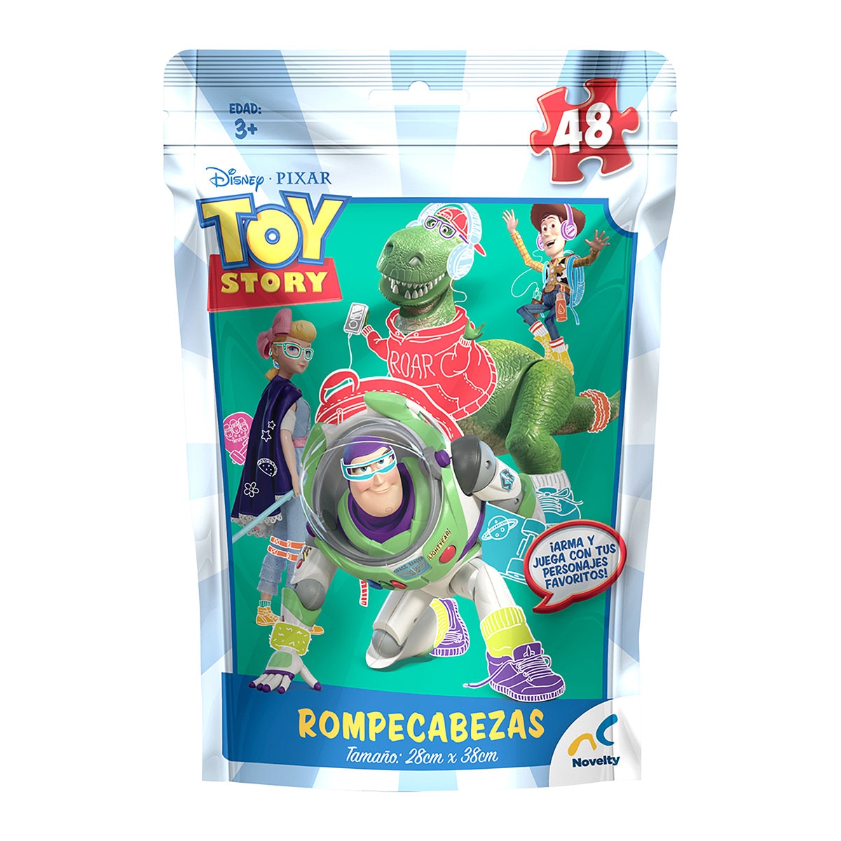 Rompecabezas Toy Story en Bolsa Foil Novelty