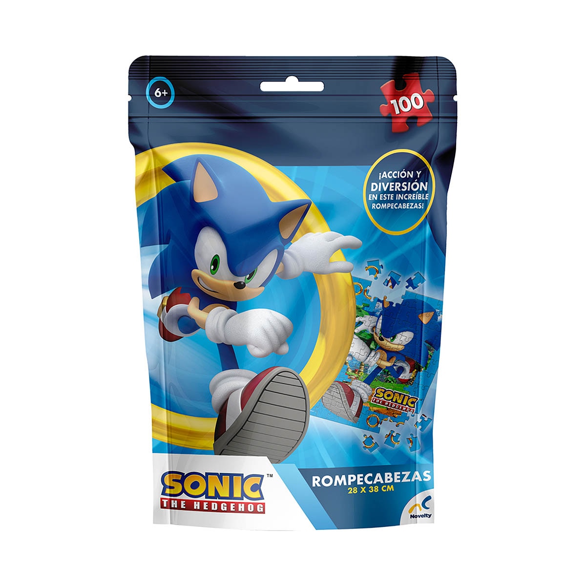 Rompecabezas Sonic en Bolsa Foil Novelty