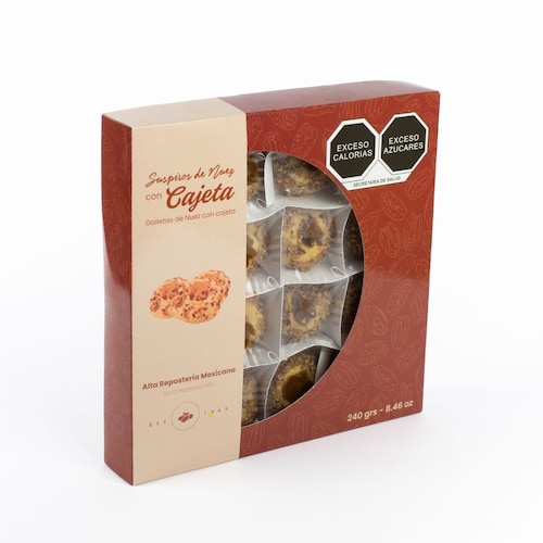  Galletas de Nuez con Cajeta Suspiros de Nuez 240G Suspiros de Nuez
