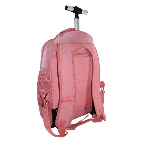 Mochila Rodante Rosa Pink Label
