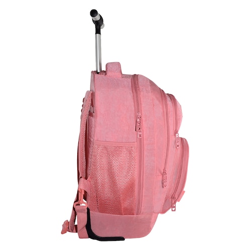 Mochila Rodante Rosa Pink Label