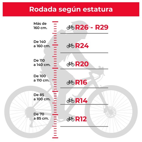 Bicicleta de Montaña R26 Street Runner