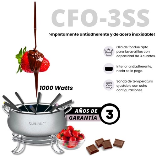 Máquina Fondue Eléctrica Cuisinart