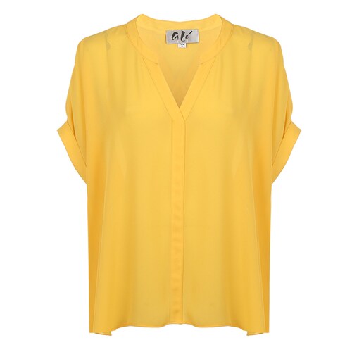 Blusa con Hombro Prolongado Alo para Mujer Plus