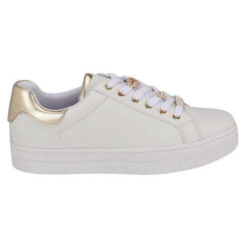 Tenis con Talón Dorado para Mujer G By Guess