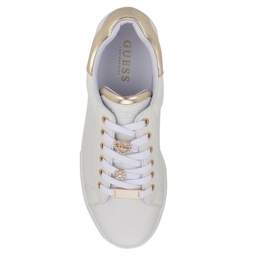 Tenis con Talón Dorado para Mujer G By Guess