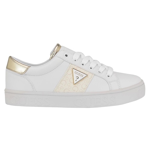 Tenis Guess Detalle Talón Dorado y Logotipo