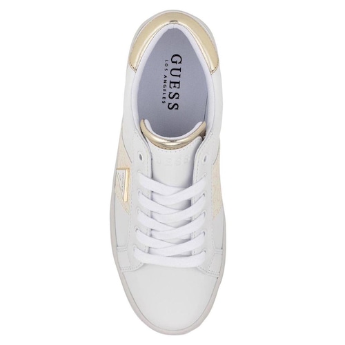 Tenis Guess Detalle Talón Dorado y Logotipo