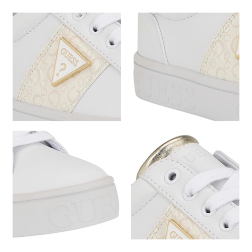 Tenis Guess Detalle Talón Dorado y Logotipo